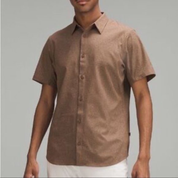 lululemon athletica Other - lululemon athletica Brown Casual Button Down Shirt
